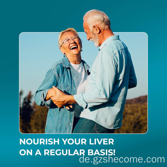 Shecome Liver Health Capsules Leberreinigungs-Detox-Unterstützung